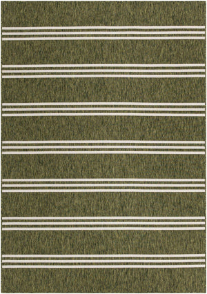 Green 7' 1 x 10' Jill Zarin Outdoor Rectangle Area Rug Weather Resistant for Patio, Deck, Terrace, Balcony, Porch Durable 100% Polypropylene Carpet for Outside for Sale at Rug Engine