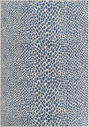 Blue 7' 1 x 10' Jill Zarin Outdoor Rectangle Area Rug Weather Resistant for Patio, Deck, Terrace, Balcony, Porch Durable 100% Polypropylene Carpet for Outside for Sale at Rug Engine