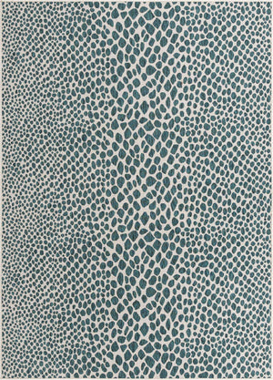 Teal 7' 1 x 10' Jill Zarin Outdoor Rectangle Area Rug Weather Resistant for Patio, Deck, Terrace, Balcony, Porch Durable 100% Polypropylene Carpet for Outside for Sale at Rug Engine