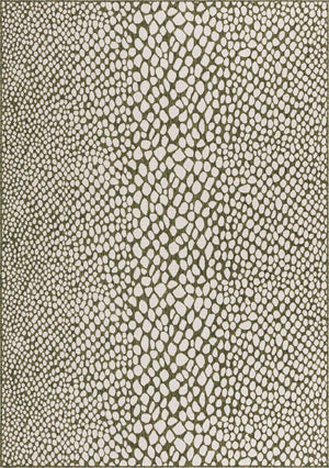Green 7' 1 x 10' Jill Zarin Outdoor Rectangle Area Rug Weather Resistant for Patio, Deck, Terrace, Balcony, Porch Durable 100% Polypropylene Carpet for Outside for Sale at Rug Engine