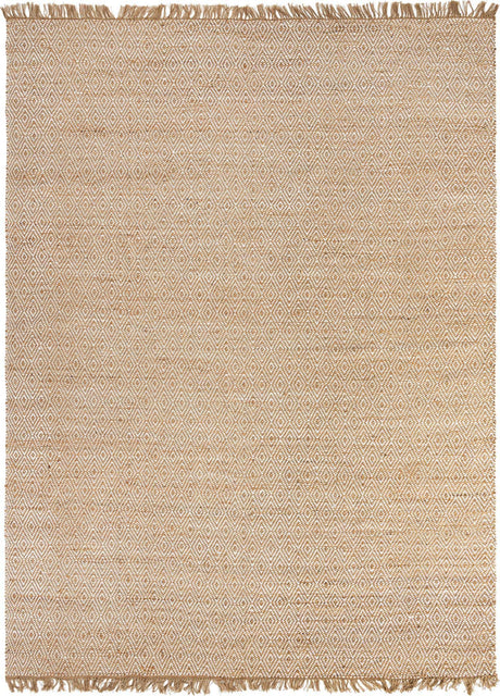 Natural 12' 2 x 16' 1 Braided Jute Rectangle Rug