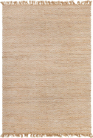 Natural 7' 1 x 10' Braided Jute Rectangle Rug