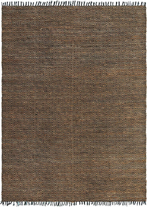 Black 10' x 14' 1 Braided Jute Rectangle Rug