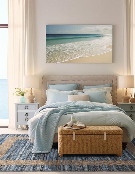 Navy Blue 10' x 14' 1 Chindi Jute Rectangle Area Rug Interior Design Home Decor Carpet Mat for Sale at Rug Engine