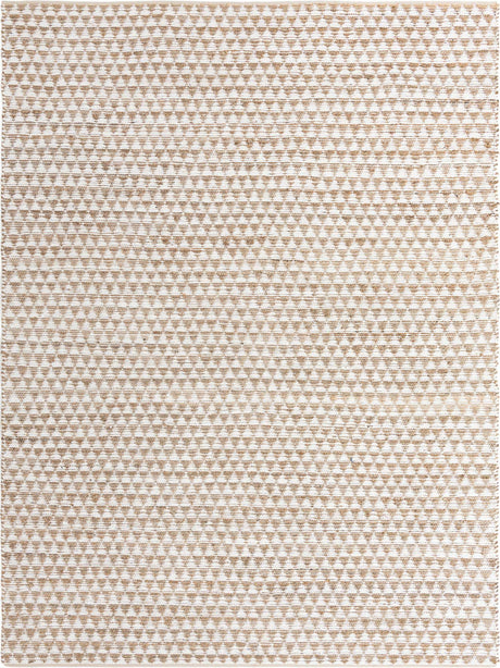 White 10' x 14' 1 Chindi Jute Rectangle Rug