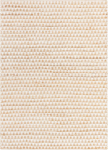 White 8' x 11' Chindi Jute Rectangle Rug