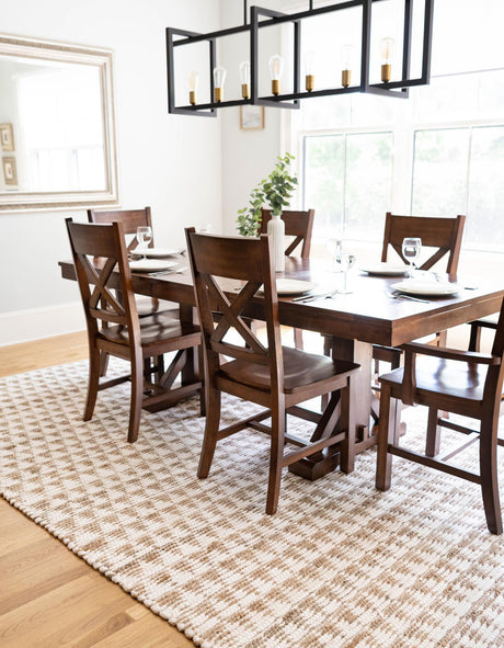 White 8' x 11' Chindi Jute Rectangle Area Rug Interior Design Home Decor Carpet Mat for Sale at Rug Engine