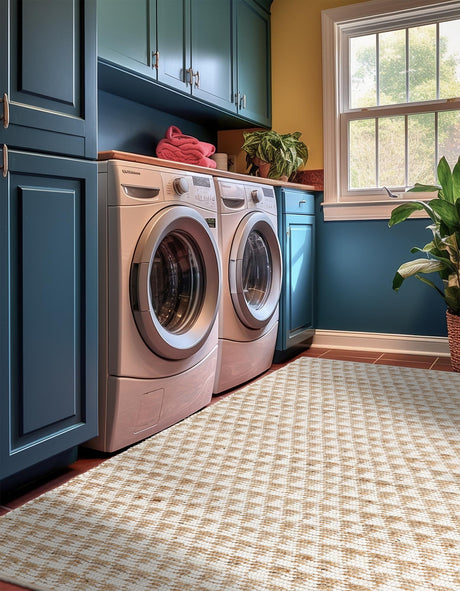 White 9' x 12' Chindi Jute Rectangle Area Rug Interior Design Home Decor Carpet Mat for Sale at Rug Engine