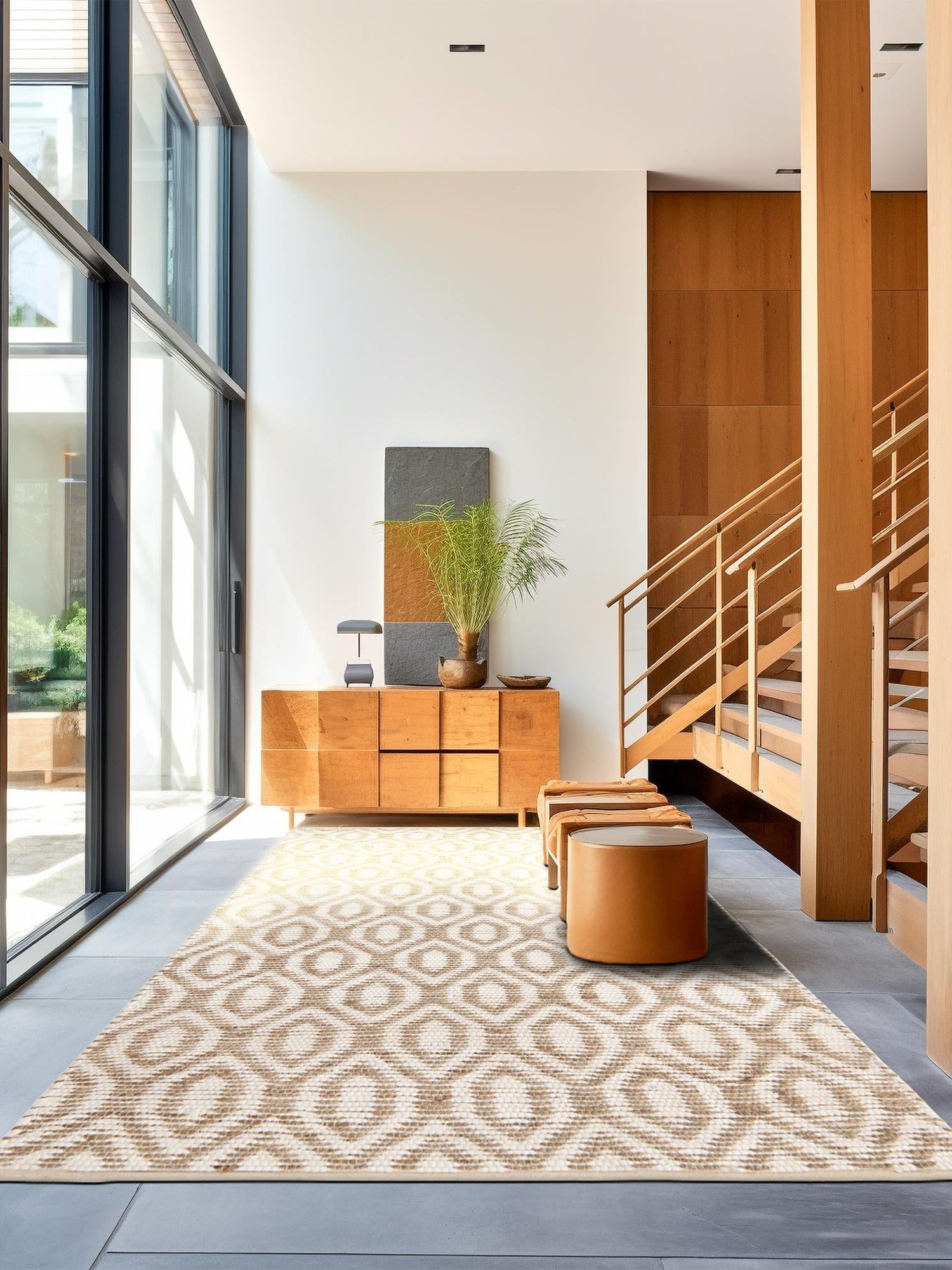 White 8' x 11' Chindi Jute Rectangle Area Rug Interior Design Home Decor Carpet Mat for Sale at Rug Engine