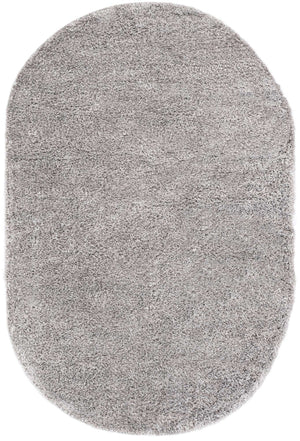 Sterling 5' 3 x 8' Davos Shag Oval Area Rug Thick Soft Touch Fluffy & Plush Shaggy Pile 100% Polypropylene Carpet for Living Dining Bedrooms Office for Sale at Rug Engine
