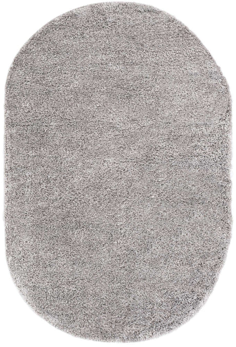 Sterling 5' 3 x 8' Davos Shag Oval Area Rug Thick Soft Touch Fluffy & Plush Shaggy Pile 100% Polypropylene Carpet for Living Dining Bedrooms Office for Sale at Rug Engine