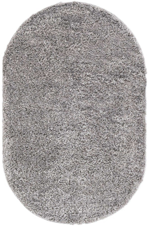Sterling 3' 1 x 5' 3 Davos Shag Oval Area Rug Thick Soft Touch Fluffy & Plush Shaggy Pile 100% Polypropylene Carpet for Living Dining Bedrooms Office for Sale at Rug Engine