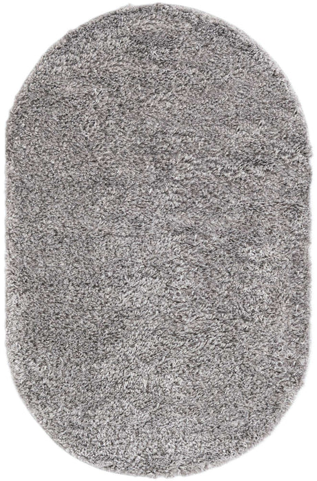 Sterling 3' 1 x 5' 3 Davos Shag Oval Area Rug Thick Soft Touch Fluffy & Plush Shaggy Pile 100% Polypropylene Carpet for Living Dining Bedrooms Office for Sale at Rug Engine