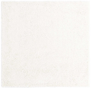 White 7' 1 x 7' 1 Davos Shag Square Area Rug Thick Soft Touch Fluffy & Plush Shaggy Pile 100% Polypropylene Carpet for Living Dining Bedrooms Office for Sale at Rug Engine