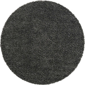 Peppercorn 10' x 10' Davos Shag Round Area Rug Thick Soft Touch Fluffy & Plush Shaggy Pile 100% Polypropylene Carpet for Living Dining Bedrooms Office for Sale at Rug Engine