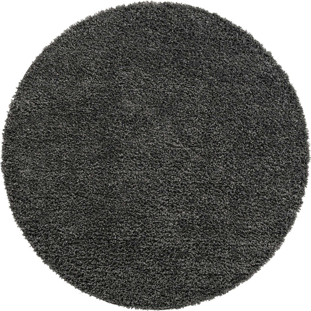 Peppercorn 10' x 10' Davos Shag Round Area Rug Thick Soft Touch Fluffy & Plush Shaggy Pile 100% Polypropylene Carpet for Living Dining Bedrooms Office for Sale at Rug Engine