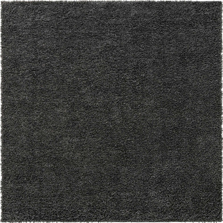Peppercorn 10' x 10' Davos Shag Square Area Rug Thick Soft Touch Fluffy & Plush Shaggy Pile 100% Polypropylene Carpet for Living Dining Bedrooms Office for Sale at Rug Engine