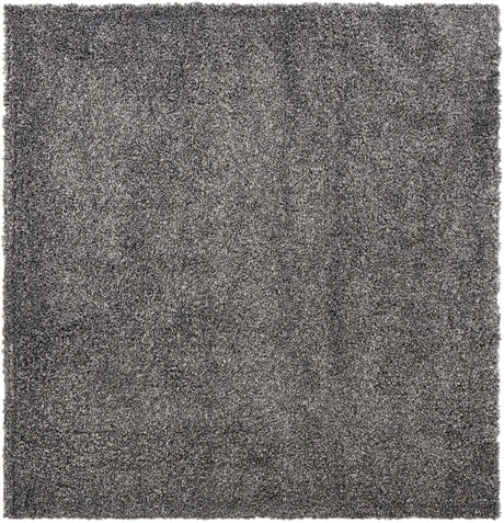 Peppercorn 7' 1 x 7' 1 Davos Shag Square Area Rug Thick Soft Touch Fluffy & Plush Shaggy Pile 100% Polypropylene Carpet for Living Dining Bedrooms Office for Sale at Rug Engine