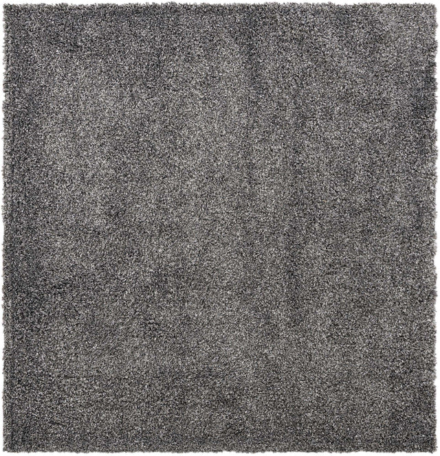 Peppercorn 7' 1 x 7' 1 Davos Shag Square Area Rug Thick Soft Touch Fluffy & Plush Shaggy Pile 100% Polypropylene Carpet for Living Dining Bedrooms Office for Sale at Rug Engine