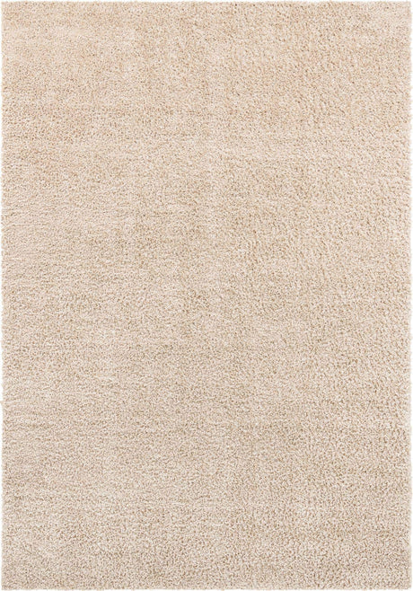 Linen 10' x 14' 1 Davos Shag Rectangle Area Rug Thick Soft Touch Fluffy & Plush Shaggy Pile 100% Polypropylene Carpet for Living Dining Bedrooms Office for Sale at Rug Engine
