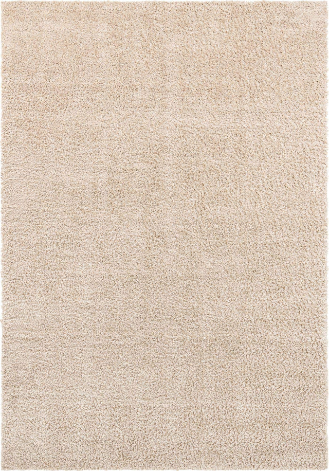 Linen 10' x 14' 1 Davos Shag Rectangle Area Rug Thick Soft Touch Fluffy & Plush Shaggy Pile 100% Polypropylene Carpet for Living Dining Bedrooms Office for Sale at Rug Engine