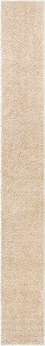 Linen 2' 7 x 20' Davos Shag Runner Area Rug Thick Soft Touch Fluffy & Plush Shaggy Pile 100% Polypropylene Carpet for Living Dining Bedrooms Office for Sale at Rug Engine