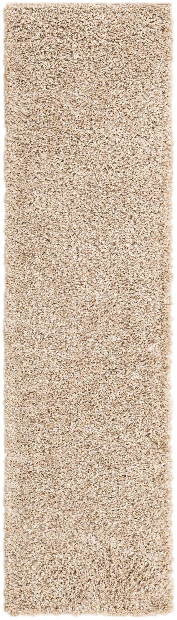 Linen 2' x 8' Davos Shag Runner Area Rug Thick Soft Touch Fluffy & Plush Shaggy Pile 100% Polypropylene Carpet for Living Dining Bedrooms Office for Sale at Rug Engine