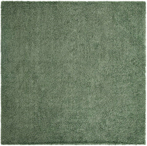 Sage 10' x 10' Davos Shag Square Area Rug Thick Soft Touch Fluffy & Plush Shaggy Pile 100% Polypropylene Carpet for Living Dining Bedrooms Office for Sale at Rug Engine