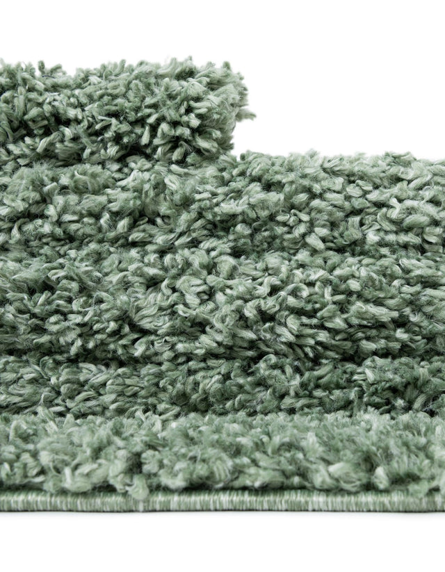 Sage 7' 10 x 10' Davos Shag Oval Area Rug Thick Soft Touch Fluffy & Plush Shaggy Pile 100% Polypropylene Carpet for Living Dining Bedrooms Office for Sale at Rug Engine