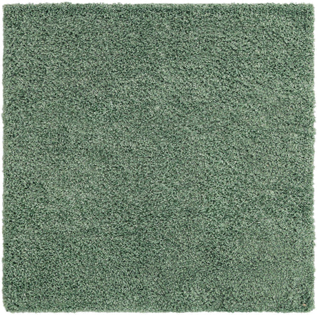 Sage 5' 3 x 5' 3 Davos Shag Square Area Rug Thick Soft Touch Fluffy & Plush Shaggy Pile 100% Polypropylene Carpet for Living Dining Bedrooms Office for Sale at Rug Engine