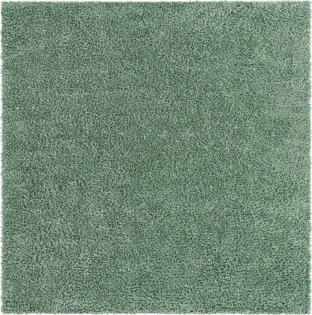 Sage 3' 1 x 3' 1 Davos Shag Square Area Rug Thick Soft Touch Fluffy & Plush Shaggy Pile 100% Polypropylene Carpet for Living Dining Bedrooms Office for Sale at Rug Engine