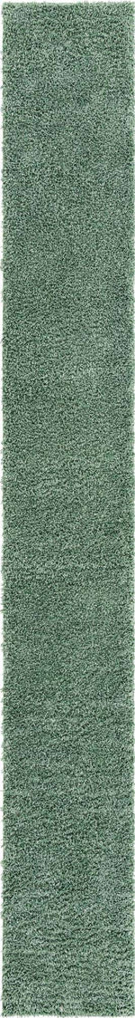 Sage 2' 7 x 20' Davos Shag Runner Area Rug Thick Soft Touch Fluffy & Plush Shaggy Pile 100% Polypropylene Carpet for Living Dining Bedrooms Office for Sale at Rug Engine