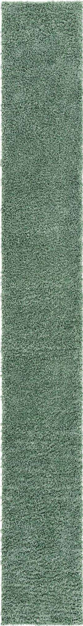 Sage 2' 7 x 20' Davos Shag Runner Area Rug Thick Soft Touch Fluffy & Plush Shaggy Pile 100% Polypropylene Carpet for Living Dining Bedrooms Office for Sale at Rug Engine