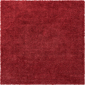 Poppy 10' x 10' Davos Shag Square Area Rug Thick Soft Touch Fluffy & Plush Shaggy Pile 100% Polypropylene Carpet for Living Dining Bedrooms Office for Sale at Rug Engine