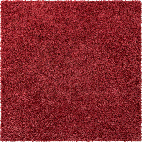 Poppy 7' 1 x 7' 1 Davos Shag Square Area Rug Thick Soft Touch Fluffy & Plush Shaggy Pile 100% Polypropylene Carpet for Living Dining Bedrooms Office for Sale at Rug Engine