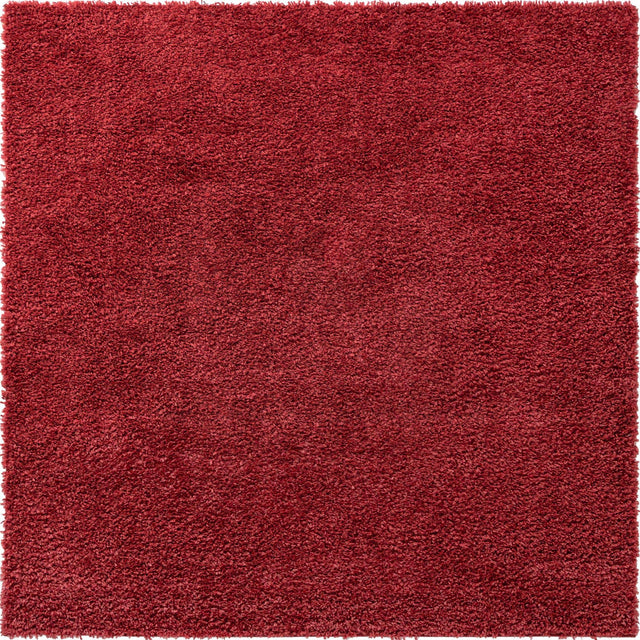 Poppy 7' 1 x 7' 1 Davos Shag Square Area Rug Thick Soft Touch Fluffy & Plush Shaggy Pile 100% Polypropylene Carpet for Living Dining Bedrooms Office for Sale at Rug Engine