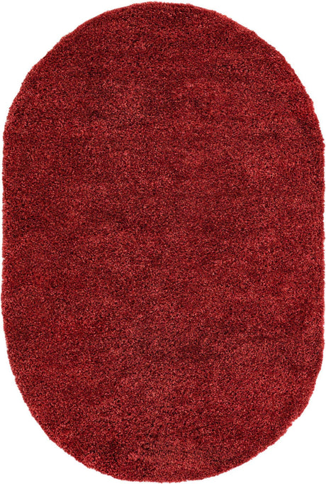 Poppy 5' 3 x 8' Davos Shag Oval Area Rug Thick Soft Touch Fluffy & Plush Shaggy Pile 100% Polypropylene Carpet for Living Dining Bedrooms Office for Sale at Rug Engine