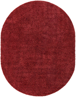 Poppy 7' 10 x 10' Davos Shag Oval Area Rug Thick Soft Touch Fluffy & Plush Shaggy Pile 100% Polypropylene Carpet for Living Dining Bedrooms Office for Sale at Rug Engine