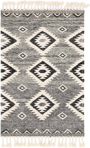 Charcoal 1' 7 x 1' 7 Mesa Sample Area Rug 100% Wool Geometric All Natural Carpet for Living, Dining, Office, Bedrooms, Dorms, Kitchens for Sale at Rug Engine