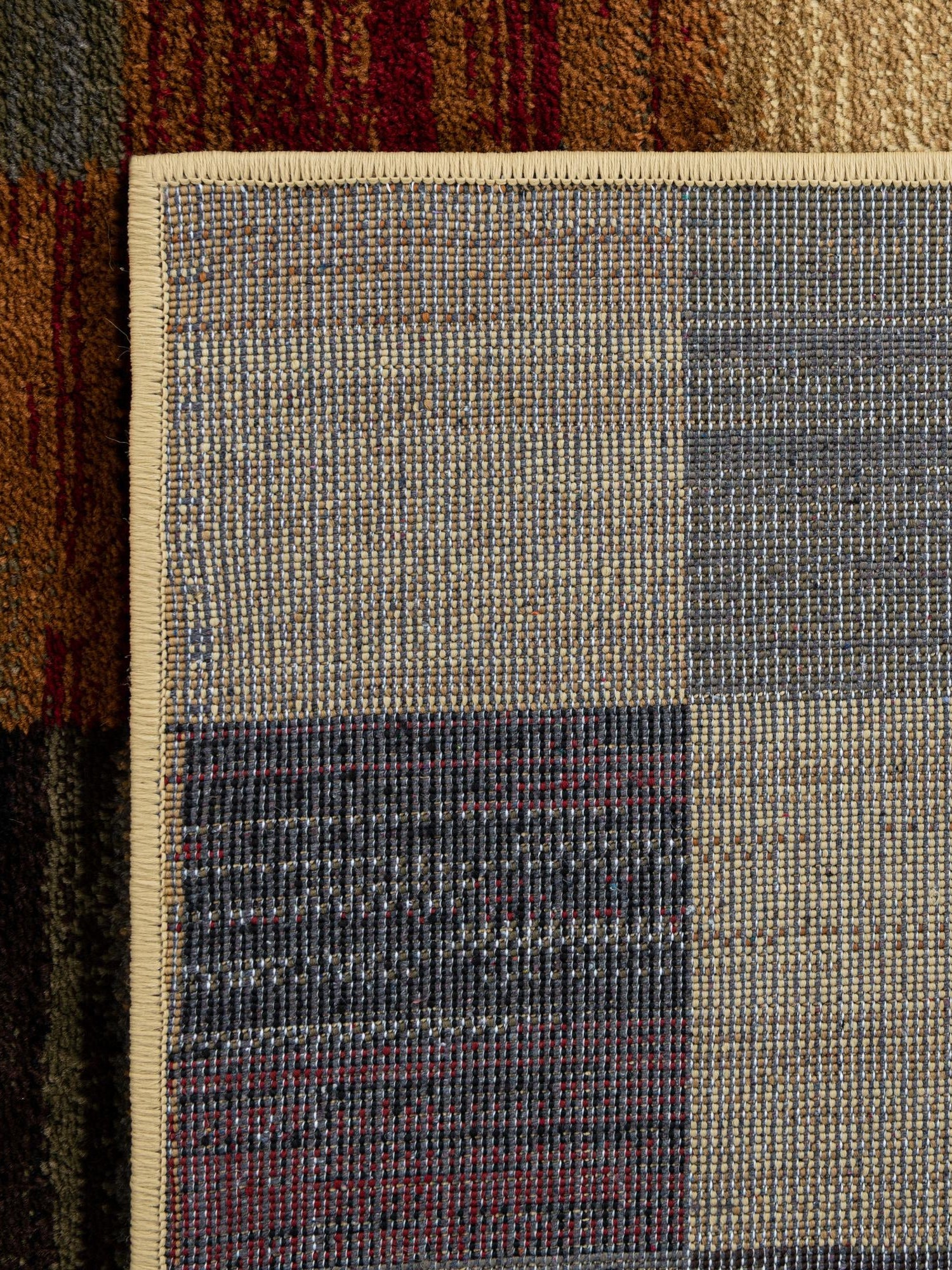 Multicolor 7' 10 x 7' 10 Barista Square Area Rug 100% Polypropylene Abstract Modern Geometric Carpet for Living Room Dining Office Dorm Room Decor for Sale at Rug Engine
