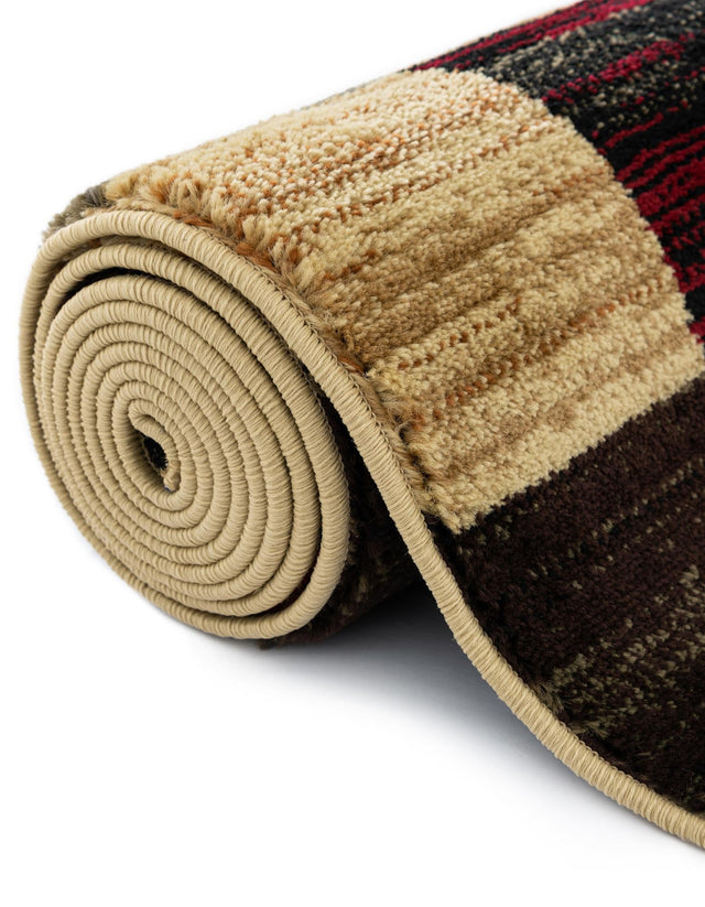 Multicolor 7' 10 x 7' 10 Barista Square Area Rug 100% Polypropylene Abstract Modern Geometric Carpet for Living Room Dining Office Dorm Room Decor for Sale at Rug Engine