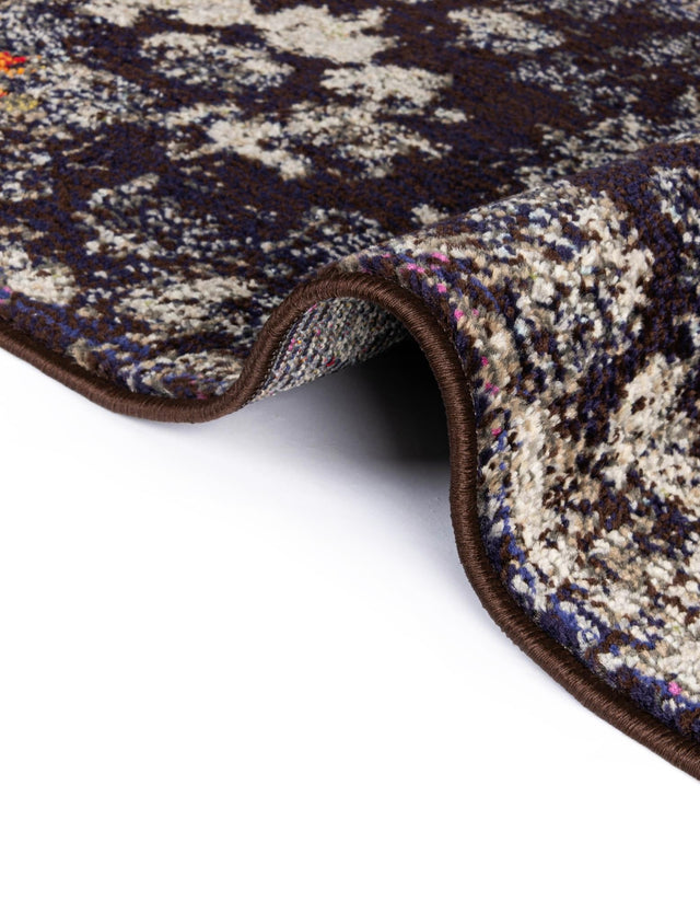 Navy Blue 6' x 6' Vita Square Area Rug