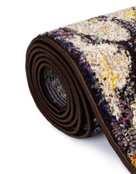 Navy Blue 6' x 6' Vita Square Area Rug