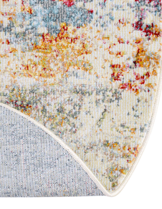 Cream 2' x 3' 1 Baracoa Oval Area Rug 100% Polypropylene Distressed Vintage Living Dining Room Office Traditional Carpet for Sale at Rug Engine