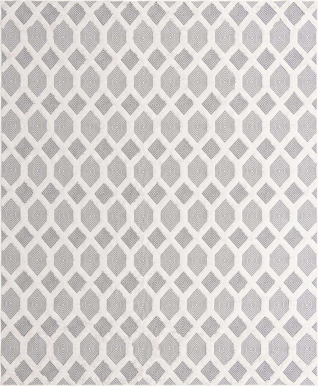 Anthracite Gray 9' 10 x 12' Sabrina Soto Casa Rectangle Area Rug 100% Cotton Geometric Pattern All Natural Material Eco Friendly Carpet for Sale at Rug Engine