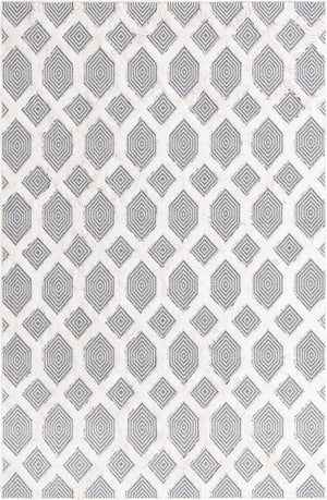 Anthracite Gray 1' 3 x 1' 4 Sabrina Soto Casa Sample Area Rug 100% Cotton Geometric Pattern All Natural Material Eco Friendly Carpet for Sale at Rug Engine