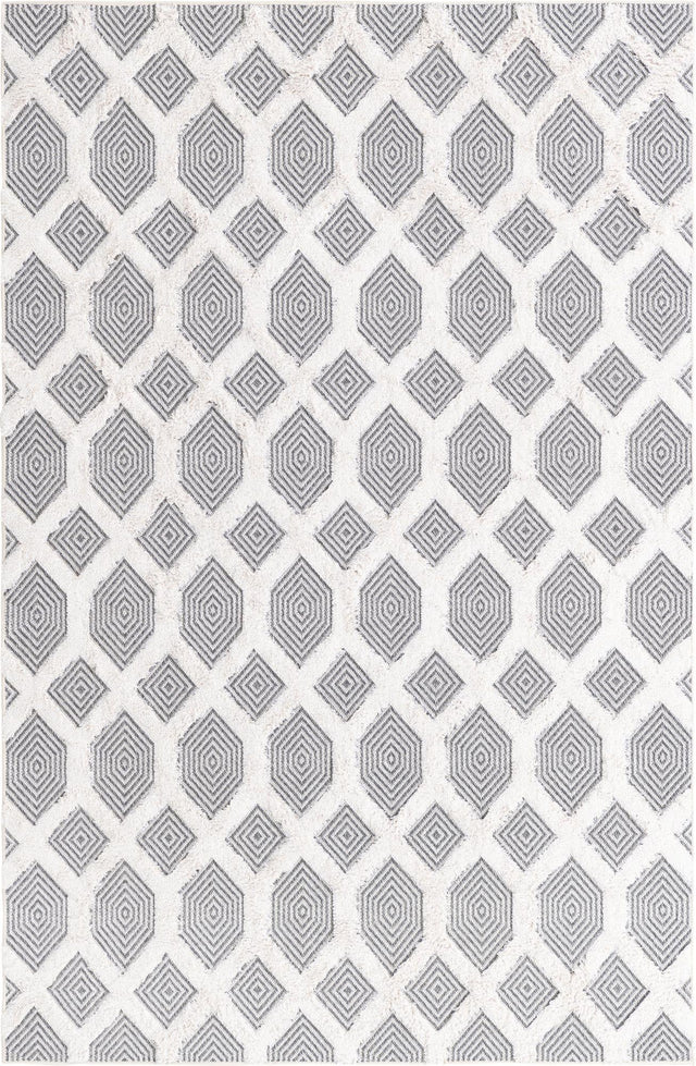 Anthracite Gray 1' 3 x 1' 4 Sabrina Soto Casa Sample Area Rug 100% Cotton Geometric Pattern All Natural Material Eco Friendly Carpet for Sale at Rug Engine