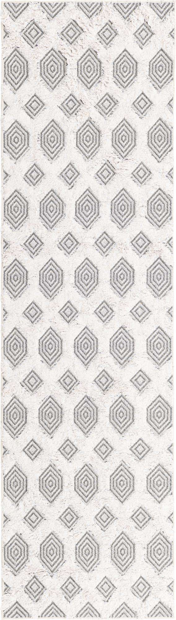 Anthracite Gray 2' 3 x 8' Sabrina Soto Casa Runner Area Rug 100% Cotton Geometric Pattern All Natural Material Eco Friendly Carpet for Sale at Rug Engine