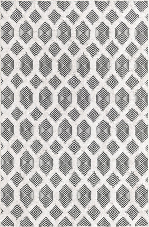 Black 1' 3 x 1' 4 Sabrina Soto Casa Sample Area Rug 100% Cotton Geometric Pattern All Natural Material Eco Friendly Carpet for Sale at Rug Engine