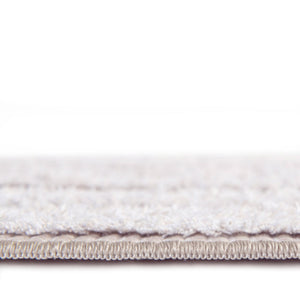 Beige 9' 10 x 12' Sabrina Soto Casa Rectangle Area Rug 100% Cotton Geometric Pattern All Natural Material Eco Friendly Carpet for Sale at Rug Engine